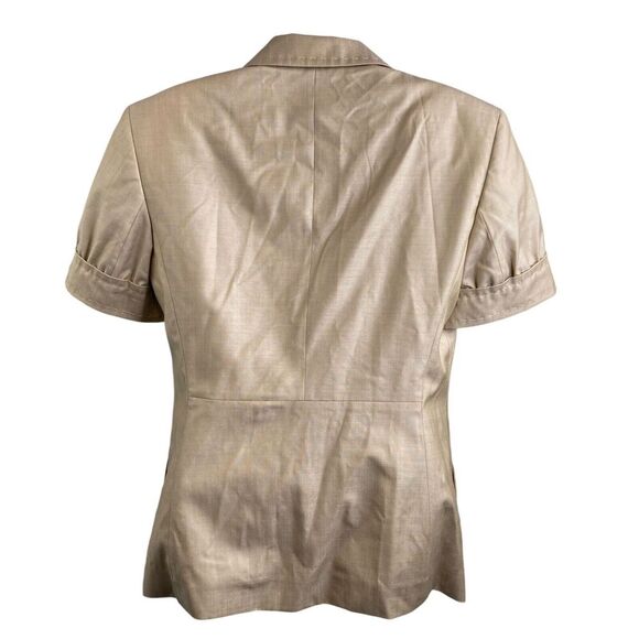 Louis Feraud Vintage 80’s Women's Beige Skirt Suit Size 40/8 Dynasty Retro Chic - Picture 3 of 16